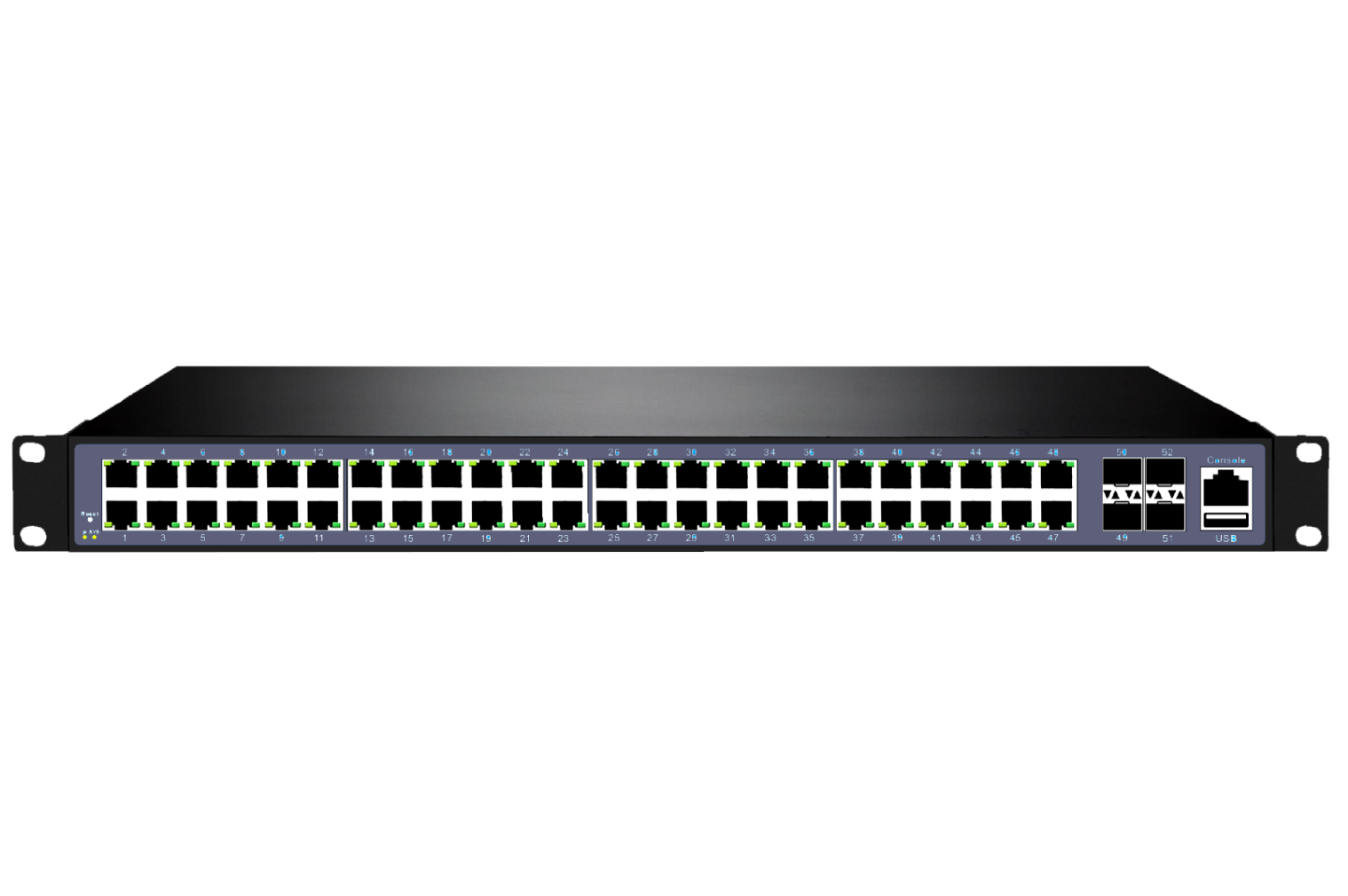 48-PORT GIGA LAYER 3 MANAGED PoE SWITCH